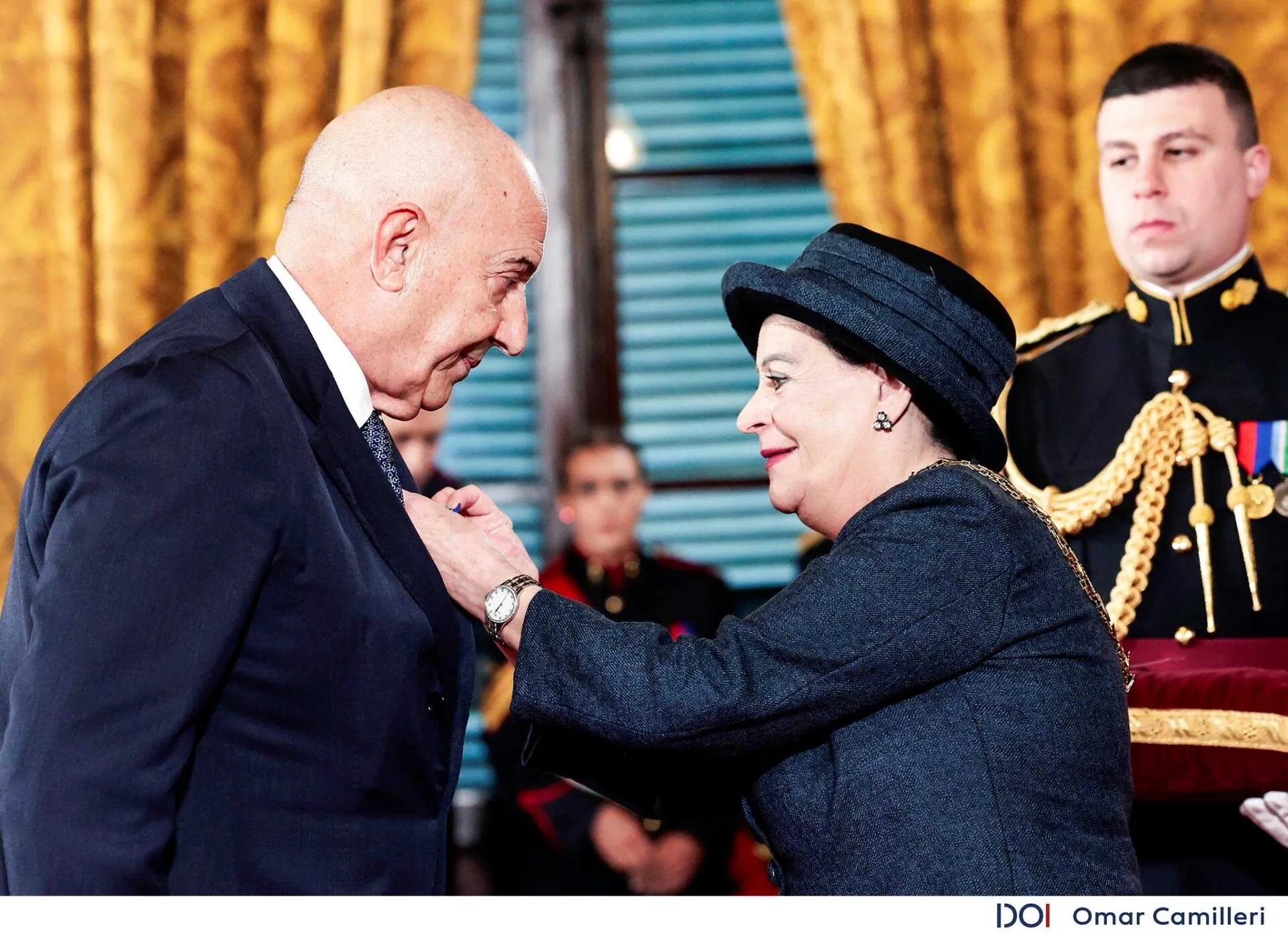 Emanuele Grimaldi Honorary Member of the National Order of Merit of Malta