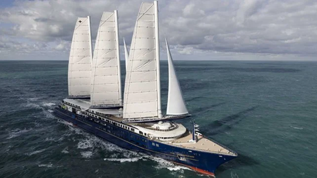 The world's largest sailing cruise ship has passed propulsion tests.