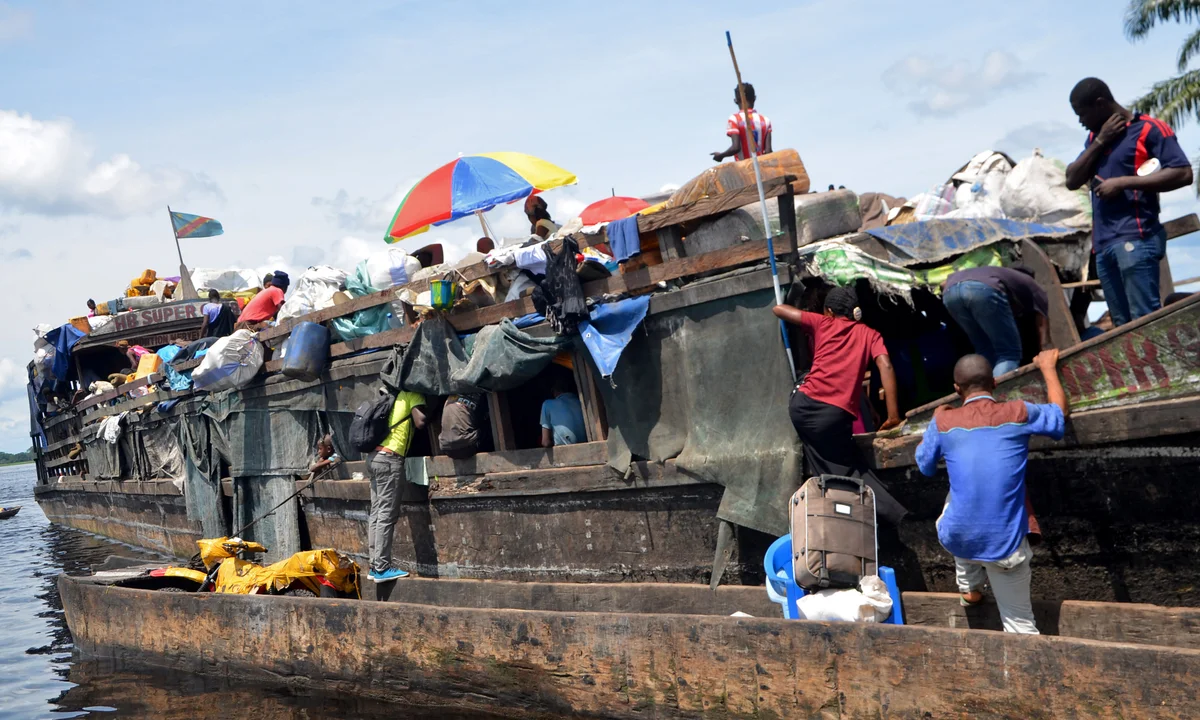 At least 148 people die after boat catches fire in Congo