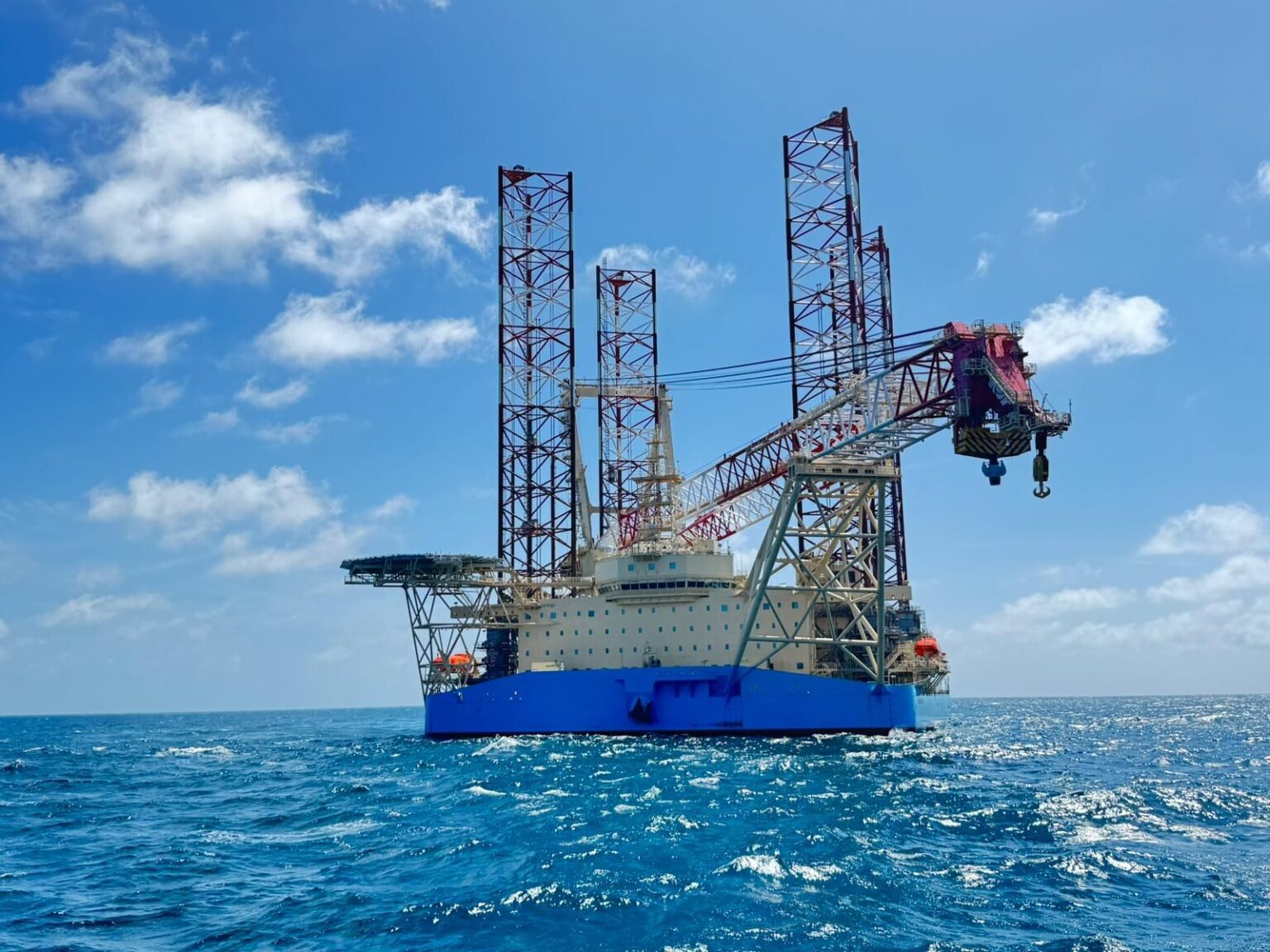 "Seatrium-buil WTIV " Completes Sea Trials, Delivery in February  for Maersk Offshore Wind
