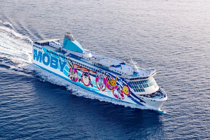 A €229 million auction has been announced for the sale of five Moby ferries.