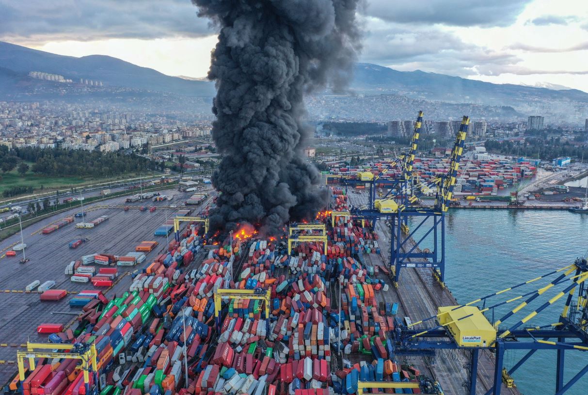 TT Club highlights dangers of fire to mobile port equipment