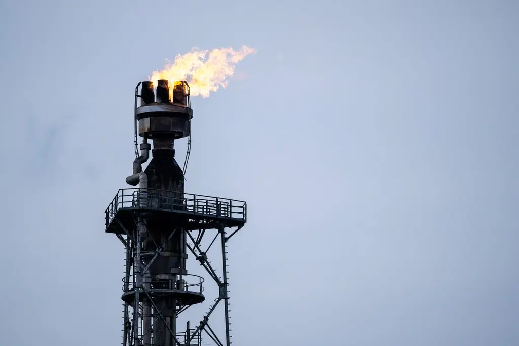 A fire broke out following a drone attack on an oil port in southern Russia.