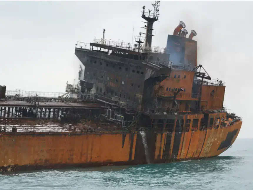 Explosion reported near bulk carrier off UAE coast 15 nautical miles north of Sharjah