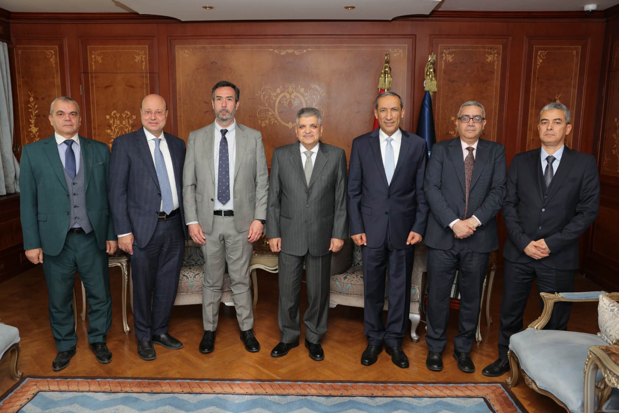 Rabie discusses future Navigation  plans with CEO for Southern Europe of the shipping line Hapag-Lloyd