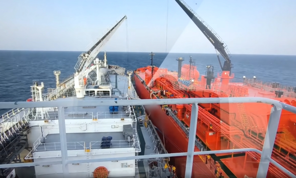 Exmar completes its largest STS transfer of ammonia to date in Oman