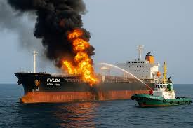 An Explosion of Fulda Tanker Hong Kong’s flagged off Indian Port