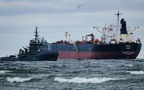 Estonia attempts to stop sanction-breaking ship in the Baltic Sea.