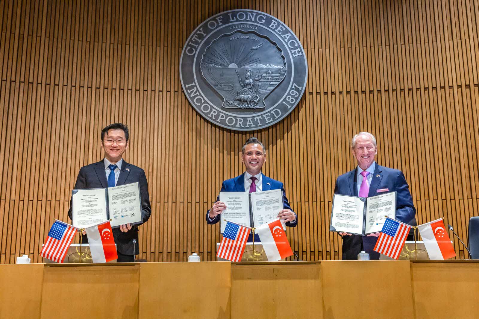 Singapore, Los Angeles, and Long Beach Ports renew Green and Digital Shipping Corridor Agreement