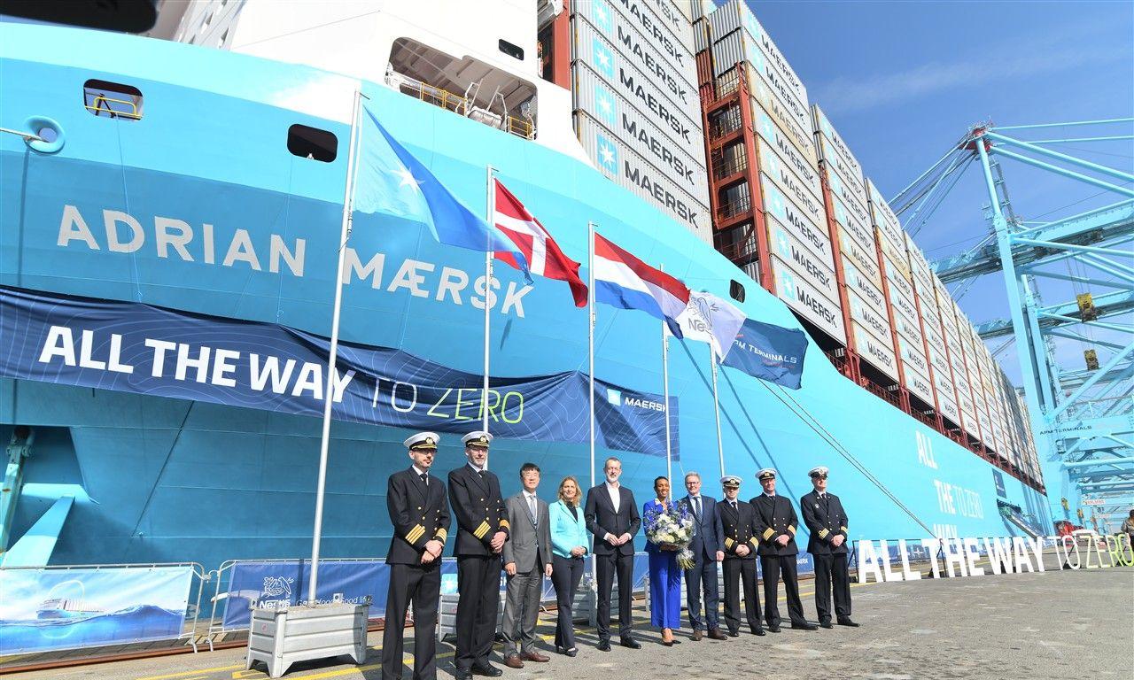 Maersk names dual-fuel methanol vessel “Adrian Mærsk”
