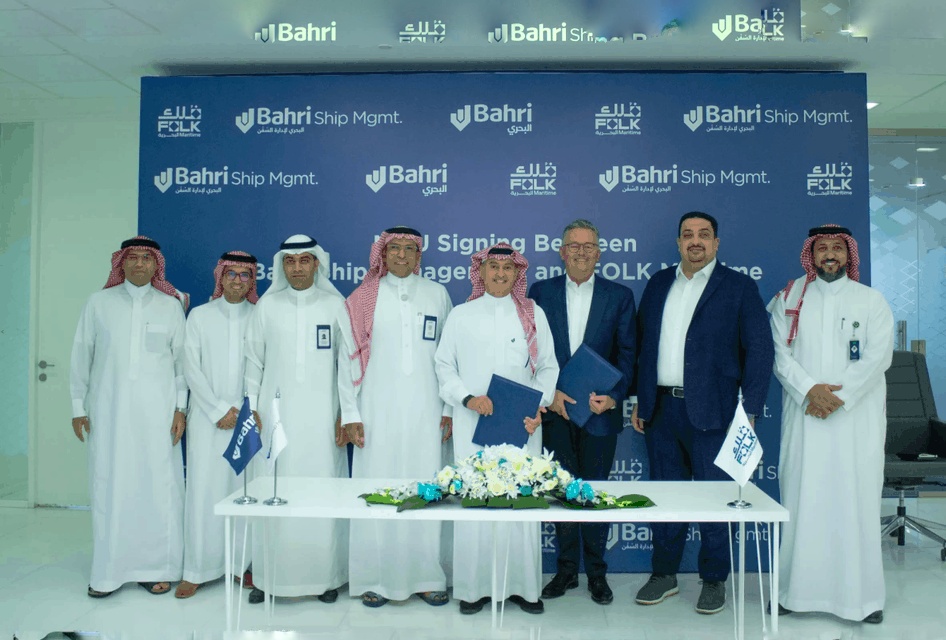 Folk Maritime signs MoU with Bahri Ship Management Maritime Tickers