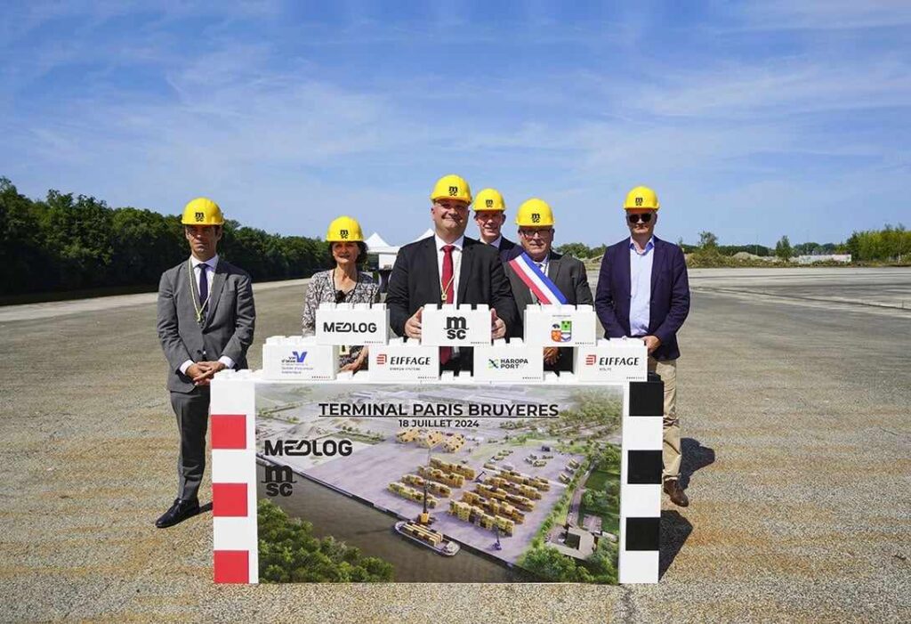 MSC invests in multimodal terminal adjacent to Paris via MEDLOG Maritime Tickers