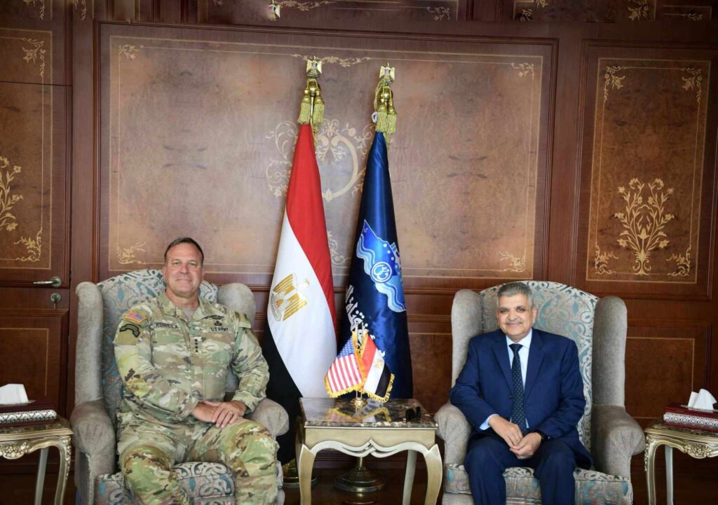 Rabie receives the Commander of the US Central Command Maritime Tickers