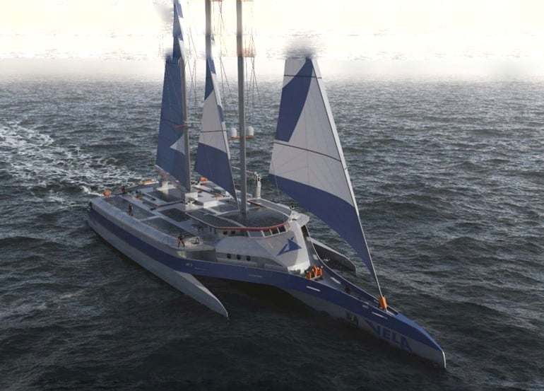 Austal to construct a wind-powered cargo trimaran for Vela Maritime Tickers