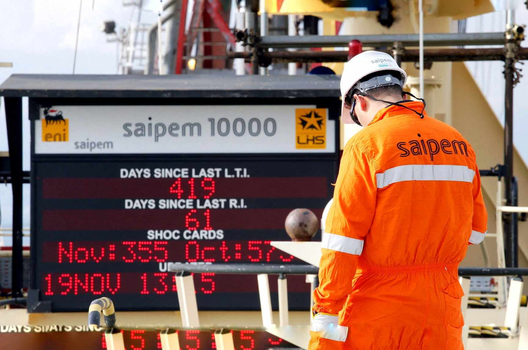 Italy's Saipem wins two contracts worth $1 bln in Saudi Arabia Maritime Tickers