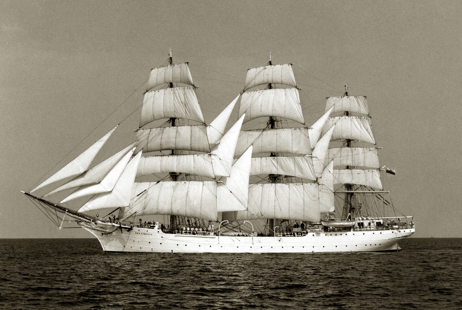 The Dar Pomorza set off on a voyage around the world 90 years ago Maritime Tickers