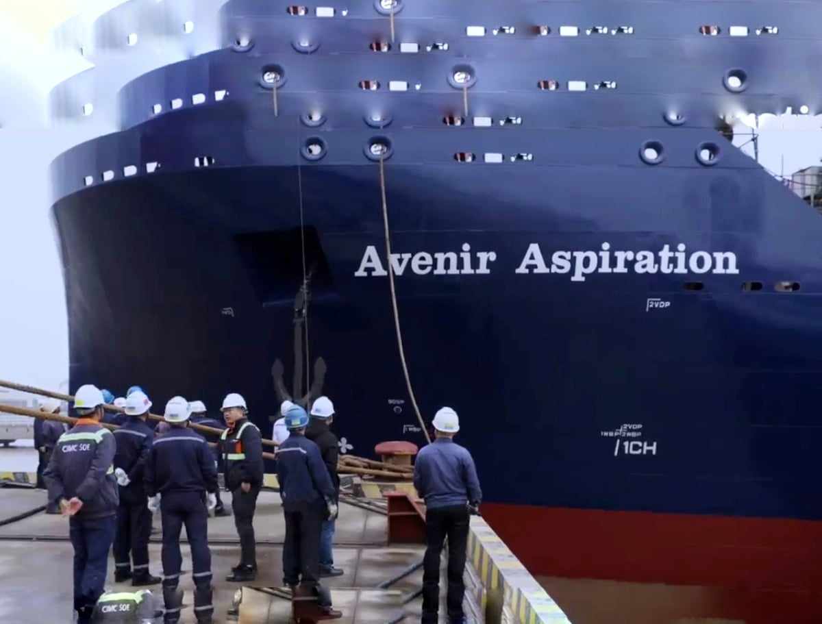 Avenir LNG Eni chartered the bunker tanker Avenir Aspiration Maritime Tickers.jpg