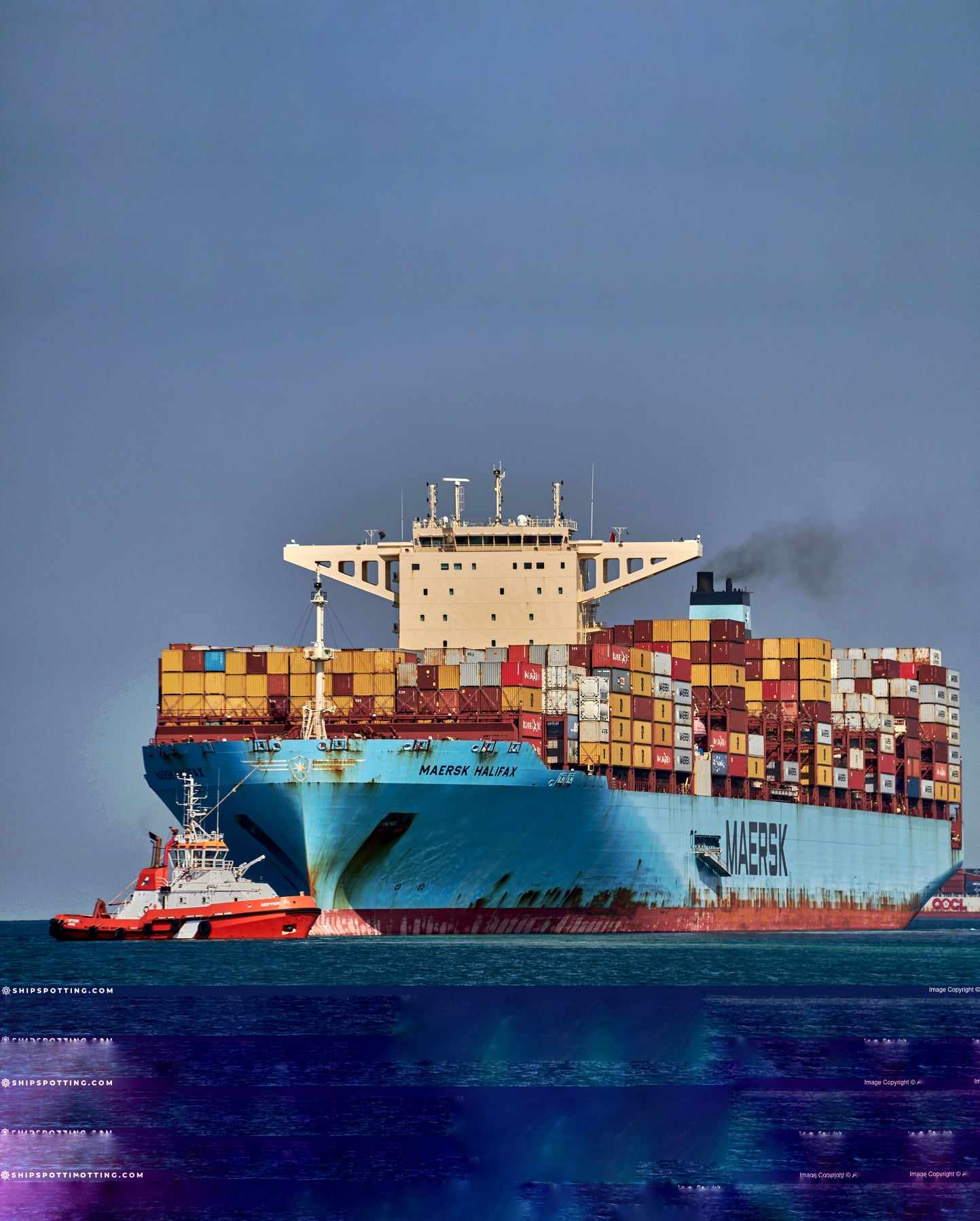 Maersk First large container vessel conversion to dual-fuel engine Maritime Tickers.avif