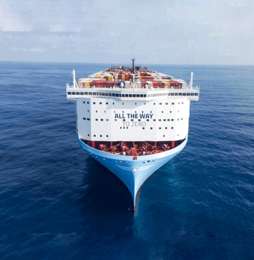 Maersk Partner with Danone to reduce the greenhouse gas Maritime Tickers.webp