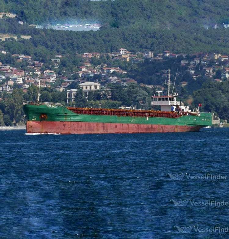 The ship MV DANA sank off the coast of Ras El Tin, west of Tobruk. Maritime Tickers