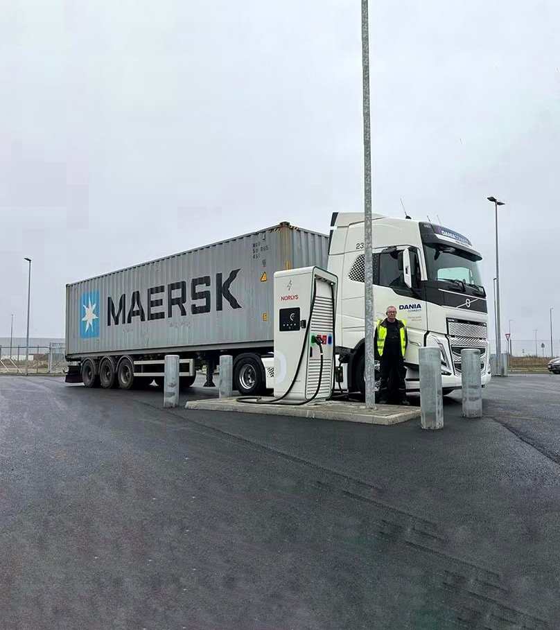 Grundfos launches electric truck deployment with Maersk Maritime Tickers.jpg