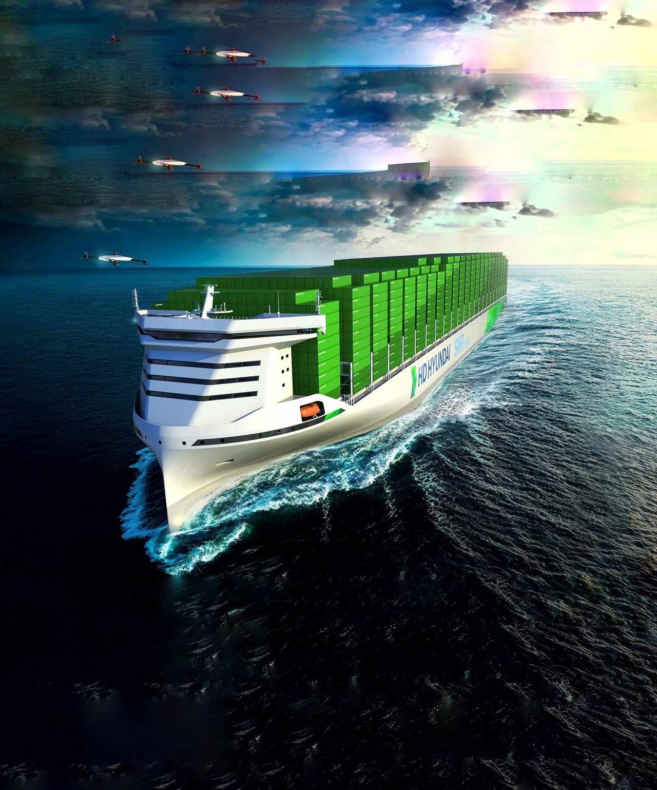 The project of the first nuclear-powered container ship Maritime Tickers