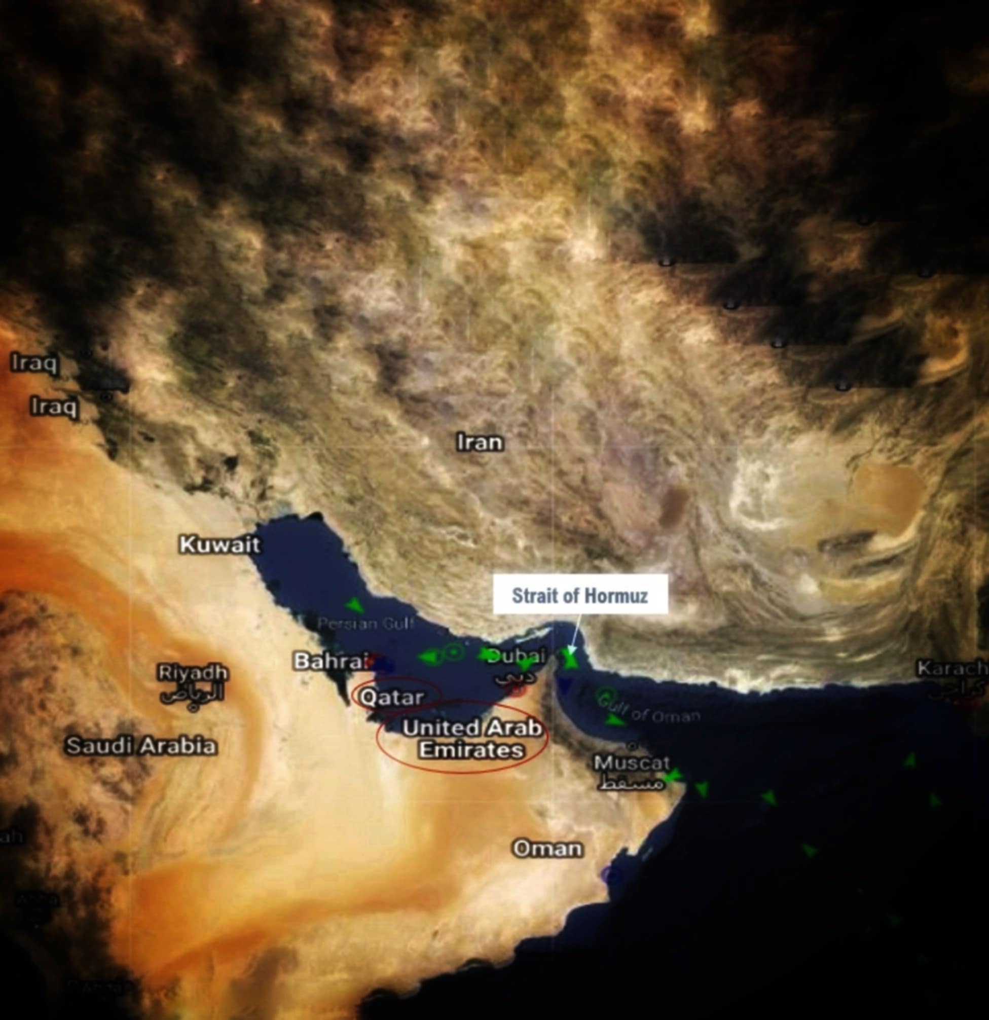 Ship insurance through of Hormuz jumps by more than 60%. Maritime Tickers.JPG